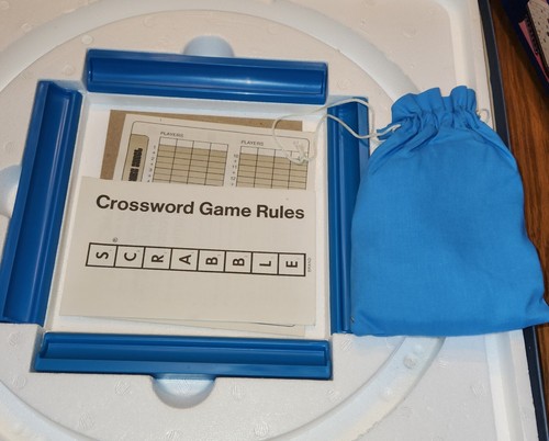 Vintage Scrabble Turntable Deluxe Edition Crossword Game 1982 - Picture 6 of 6