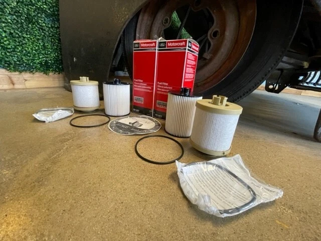 (2) Filtro de combustível Motorcraft FD4617 Ford F350 F450 Super Duty 6.4 FD-4617 - Imagem 4 de 4