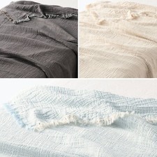 MUJI 100% Cotton Triple Gauze Blanket Double 180×200cm from Japan