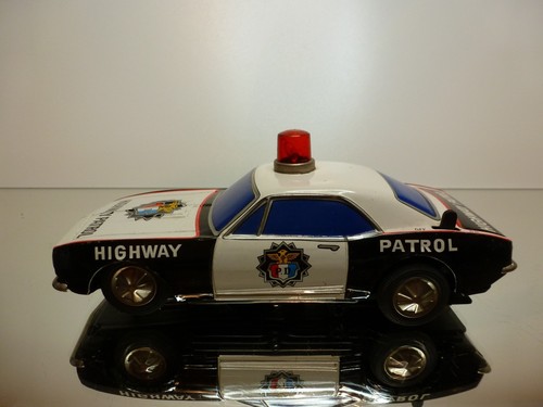 TAIYO TIN TOY CHEVROLET CAMARO SS HIGHWAY PATROL - L19.0cm BATTERY - GOOD - Imagen 4 de 9