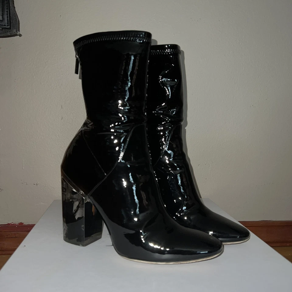 Botas Lucite Christian Dior de Raf Simons charol RARAS, AW15, talla 37,5 Foto 3 de 4