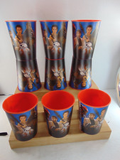 STAR WARS DISNEY THE FORCE AWAKENS 16 oz. Plastic Cup LOT OF 9 CUPS MINT COND 