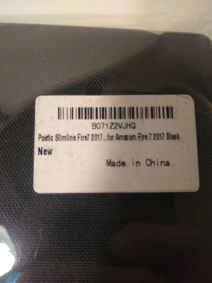 Poetic slimline Fire 7 case 2017 for Amazon Fire 7 Black case - Image 3 of 4