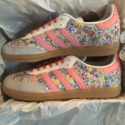 adidas Samba OG Liberty London Floral (GS) - Size 5Y (FREE SHIP) JI0280