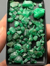 70.40 Carats Natural Emerald rough faceted grade  lot from Swat Pakistan