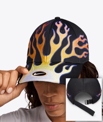 Nike Club Flame Cap Hat Black OG AirMax TN Size M/L Ready to Ship