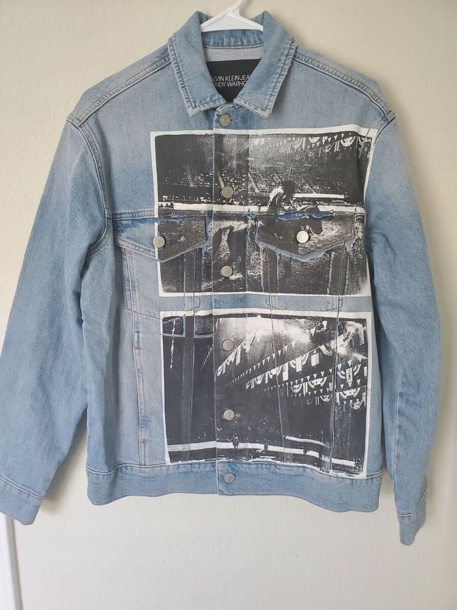 Calvin Klein x Andy Warhol Blue Denim Rodeo Jacket Size Calvin Klein x Andy Warhol Blue Denim Rodeo Jacket Size