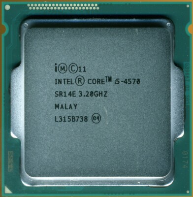 Intel Core i5-4570 3.2GHz Quad-Core (SR14E) Processor