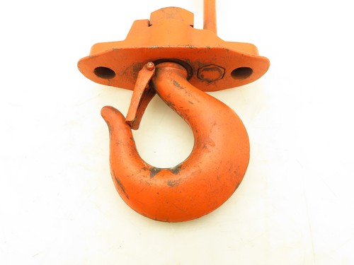 CM Lodestar Polipasto 2 Ton Superior Rígido Gancho Suspensión Pestillo Gancho Naranja 627-710 - Imagen 11 de 13