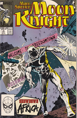 MARC SPECTOR: MOON KNIGHT Vol. 1 #3 August 1989 MARVEL Comics -  Bushman