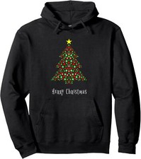 Tree Celebration Merry Christmas Xmas Cool Present Unisex Hooded Sweatshirt