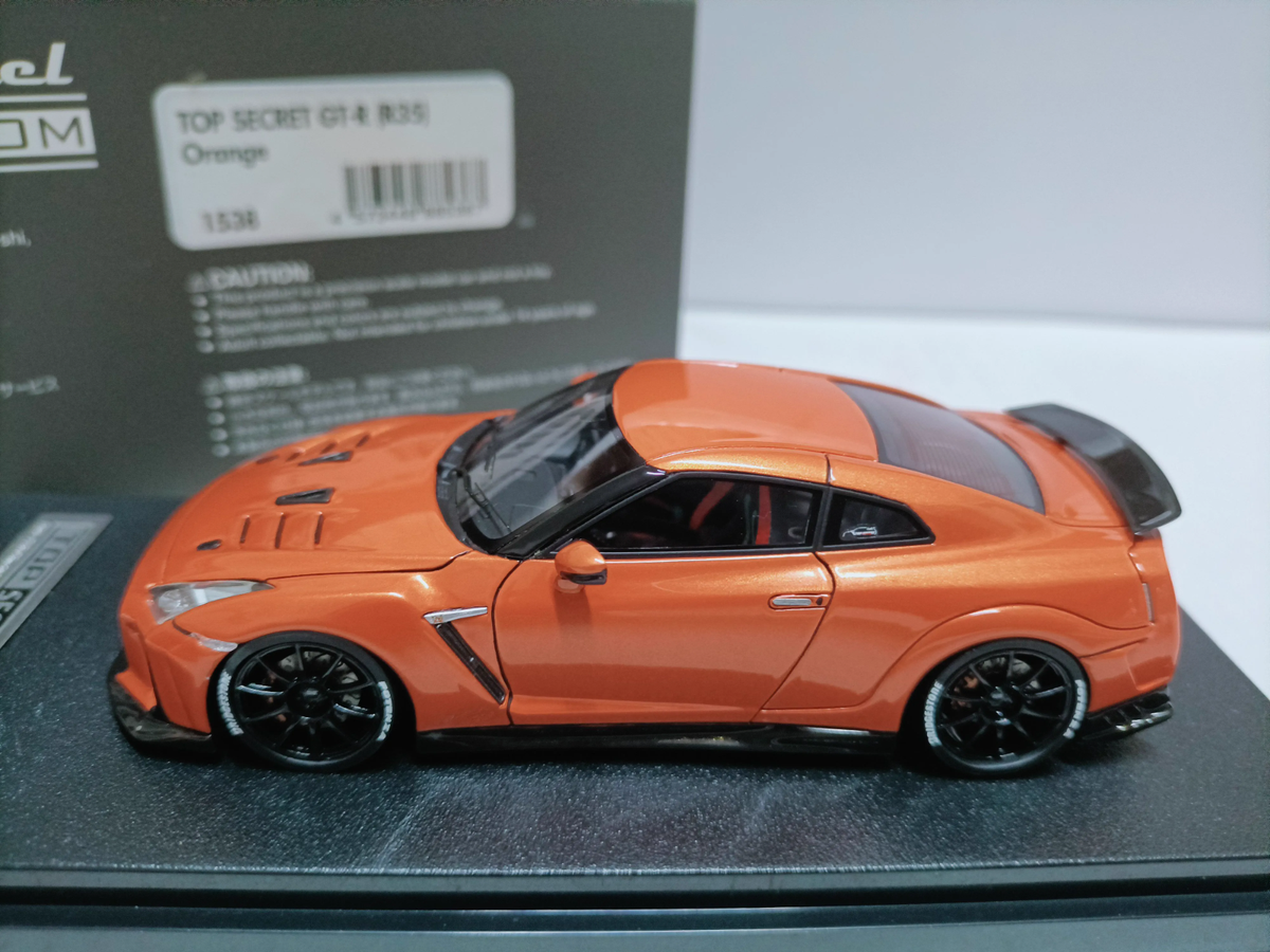 IG 1/43 Top Secret Nissan GT-R R35 Orange | eBay