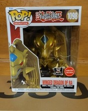 Funko POP Super: Yu-Gi-Oh Winged Dragon of Ra Metallic 6 inch Figure In Hand