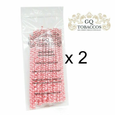 2 Packungen GQ Tabak 50 Borstenrohrreiniger = 100 Rohrreiniger - konisch