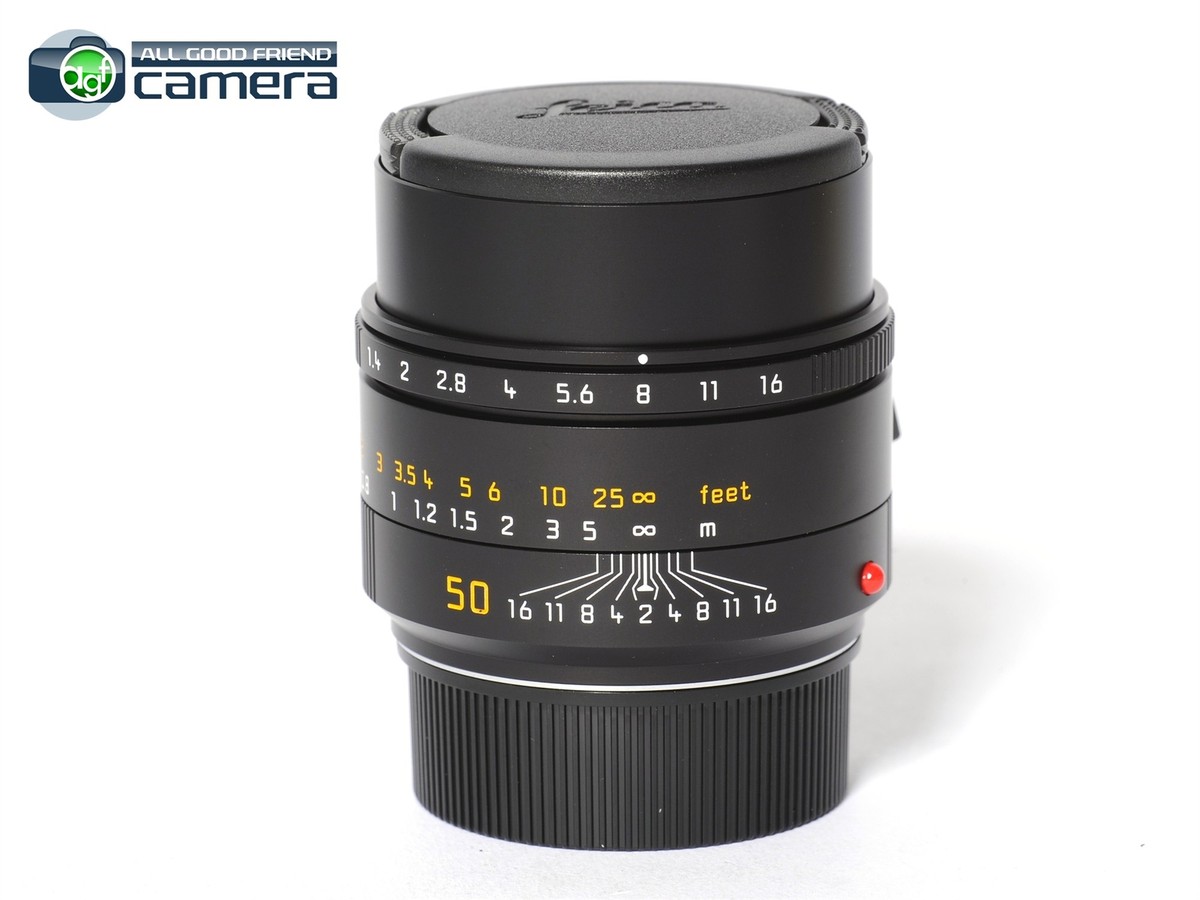 未使用品 11728 SUMMILUX f1.4/50mm ASPH. ブラック Leica Summilux-M 50mm F/1.4 ASPH. II Lens Black 11728 *BRAND NEW