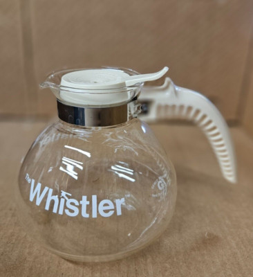 Vintage Gemco Brand The Whistler Whistling Glass Coffee Pot 8 Cup 5-22