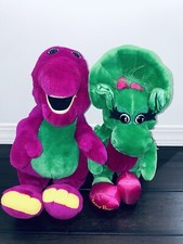 18 Barney Baby Bop Plush Lot Vintage Stuffed Animal Doll Dakin Dinosaur 2