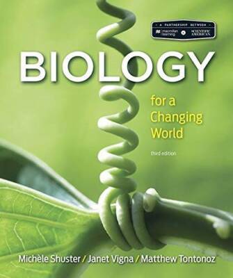 Scientific American Biology for a Changing World - Paperback - GOOD
