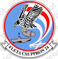 STICKER USN VR 24 FLETA CSUPPRON