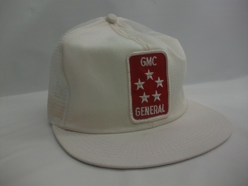 GMC 5 Star General Patch Hat Vintage K 