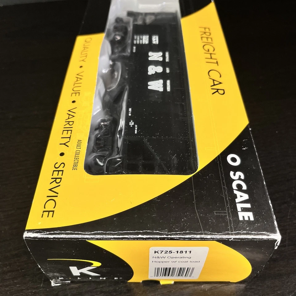 K-LINE – K725-1811 N&W Operating Coal Car with Hopper Coal Load - Image 4 of 4
