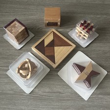 Casse Tête en Bois Set 6 Pièces Neuf idée cadeau