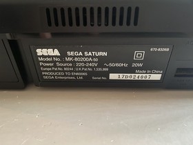 Sega Saturn Console Boxed MK2, PAL, Original Controller, All leads