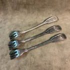 1847 Rogers Brothers I S silver plate pickle/olive/cocktail fork tipped Lot (3) — photo 3