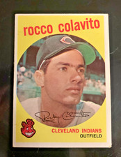 1959 TOPPS #420 ROCKY COLAVITO INDIANS EX