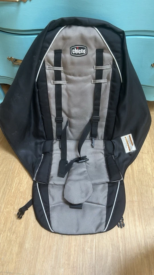 Chicco Bravo Quick-Fold Stroller - Golden Tan Color Seat Sling - Image 2 of 4