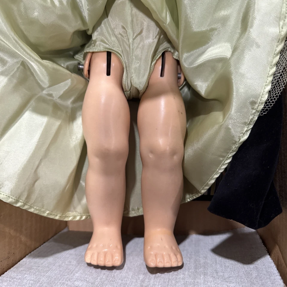 "Muñeca ideal vintage años 50 muñeca Saucy Walker ojos dormidos 16"" con caja" Foto 4 de 4