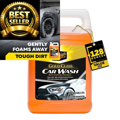 #ad Meguiar#x27;s Gold Class Car Wash – Premium Foaming 128 Fl Oz Pack of 1 $28.99