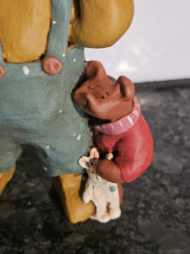 Annekabouke Bear & Me Teddy Gnomy Friends Standing Figure Handmade Dutch 90s Htf - Picture 3 of 8