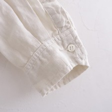 nest Robe Linen Bengala-Dyed Long Shirt Size F 