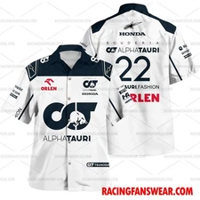 Yuki Tsunoda Formula One 2023 Racing Hawaiian  Shirt