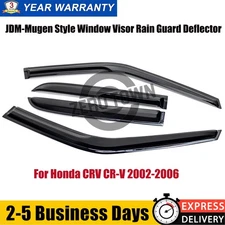 For Honda CRV CR-V 2002-2006 JDM-Mugen Style Window Visor Rain Guard Deflector