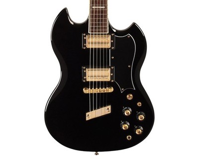 Guild Polara Kim Thayil Signature Guitar - Black - B-Stock