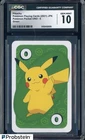 2021 Pokemon Playing Cards Japanese UNO 0 Green Pikachu CGC 10 GEM MINT