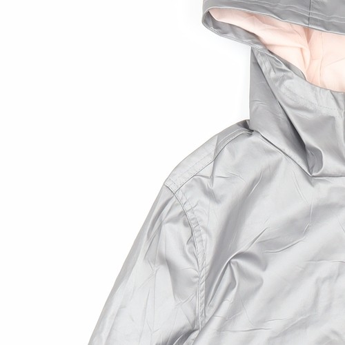 Tokyo Laundry silberne Damenjacke mit Kapuze Größe 8 - Bild 12 von 12