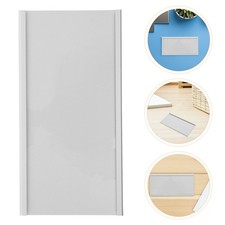 Aluminum Name Plate Holder for Door or Wall - Office Wall Mount Nameplate