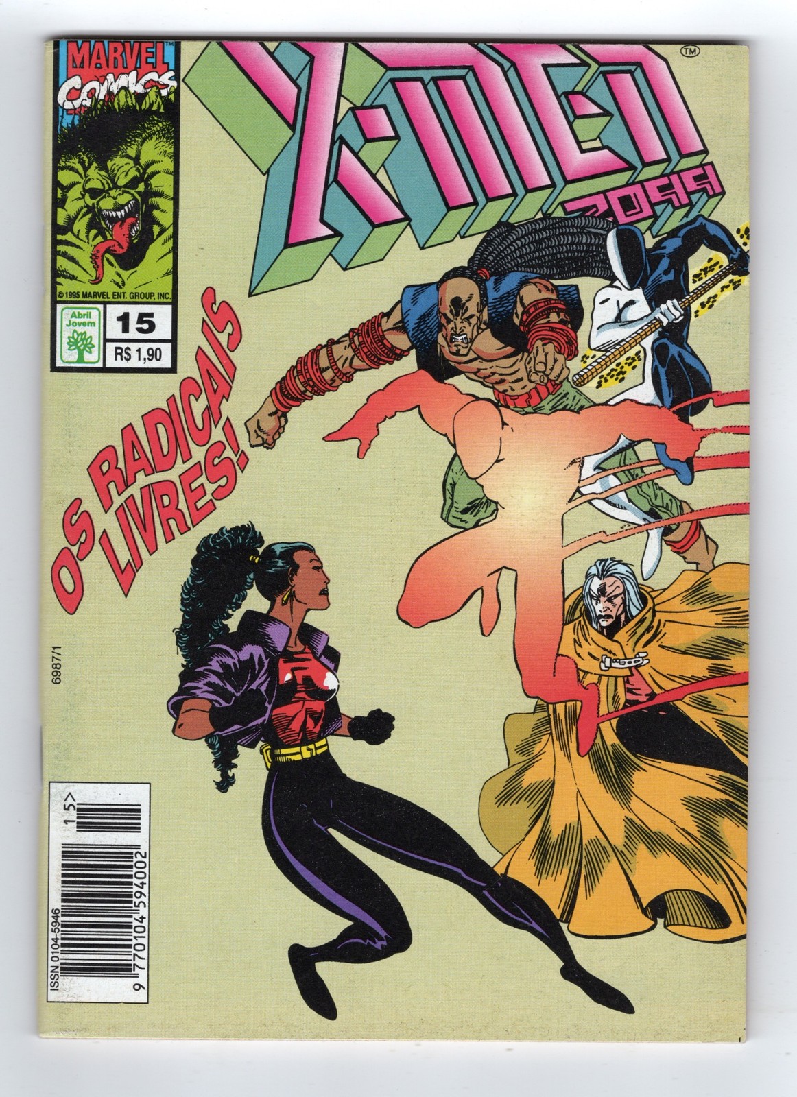 1995 MARVEL X-MEN 2099 #18, HULK 2099 #2, DOOM 2099 #25 1ST FREE RADICALS BRAZIL