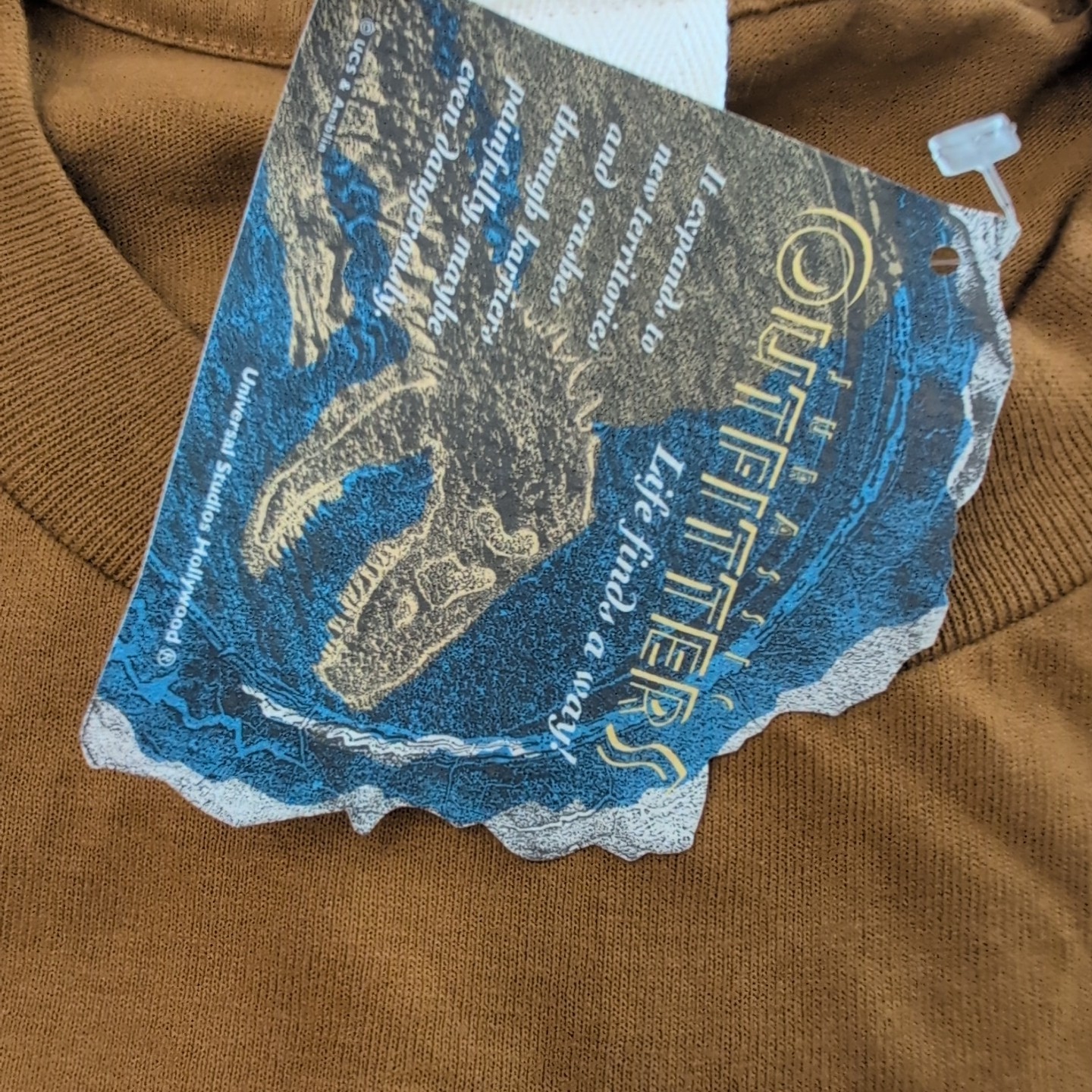 Vintage 1996 Jurassic Park Universal Studios Hollywood T-Rex Hiker XLarge NWT image 4
