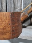 Vintage Frye's Measure Mill Old Time Wooden Scoop Piggin W/ Paddle Spoon, 2pc — photo 2