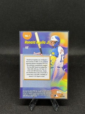 2026 Topps Series 1 - Ronald Acuña Jr. #TOG-7 Titans of the Game