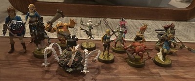 The Legends Of Zelda Amiibo Lot And Action Figures Botw Totk
