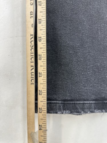 Zara Jeans Girls 10 Black Cargo Flare Denim Stretch - Picture 5 of 6