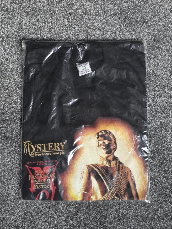 Originales eingeschweißtes Michael Jackson Mystery History Tour Shirt 1997 - Bild 1 von 4