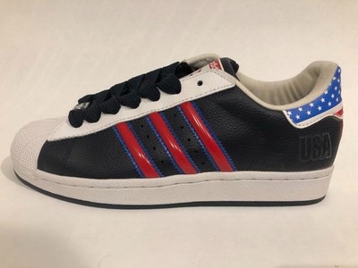 2008 Adidas Superstar unique Olympic Games Usa team, size 6,5 (39 1/3) -  031679 | eBay