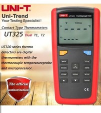 UNI-T Uni-Trend Industrial Thermometer UT325 Contact Thermometer Thermocouple...