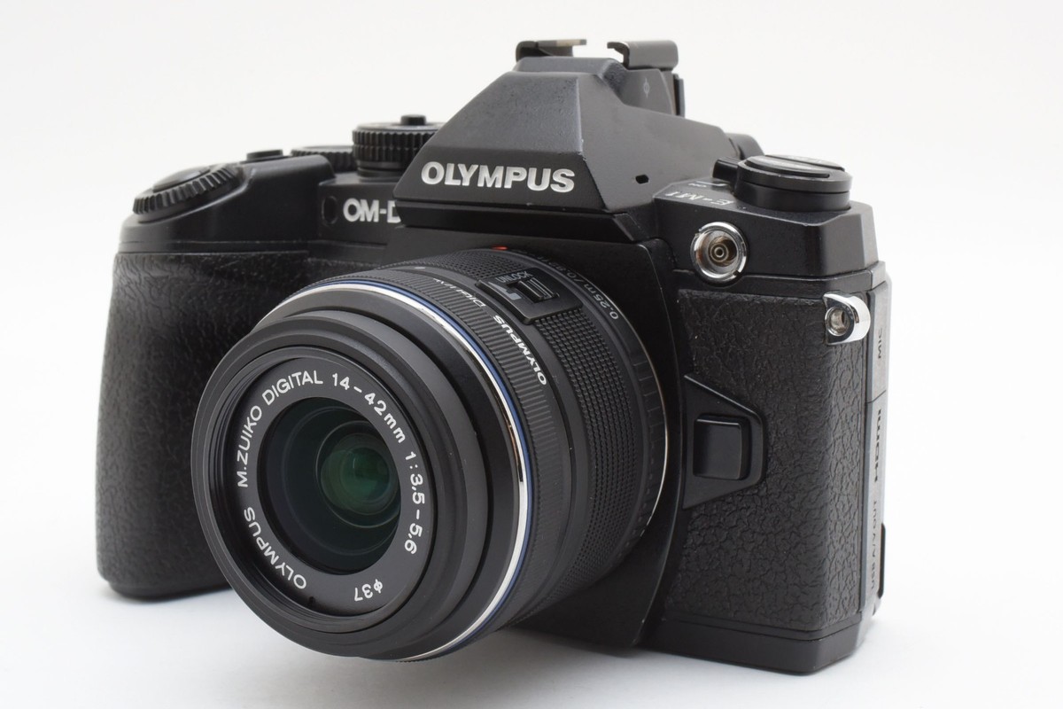 Olympus OM-D E-M1 16.3MP Digital Camera Black Body w/14-42mm Lens